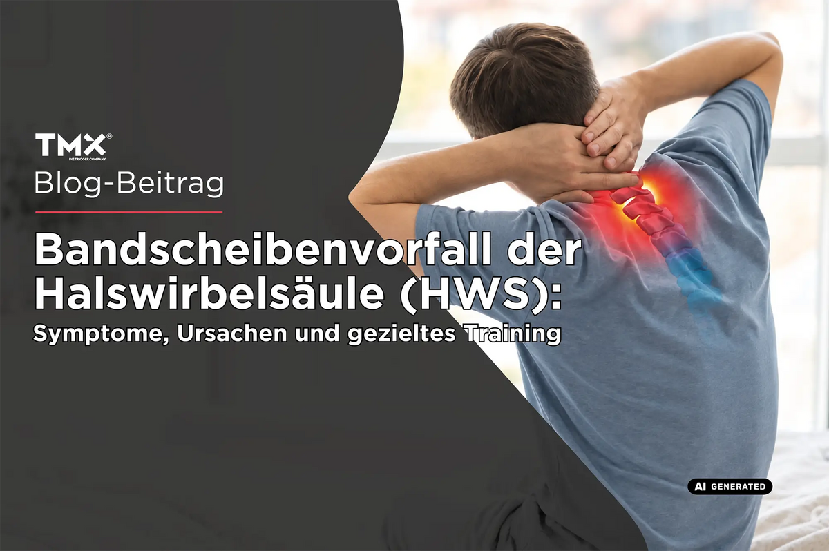 Bandscheibenvorfall der Halswirbelsäule (HWS):  Symptome, Ursachen und gezieltes Training