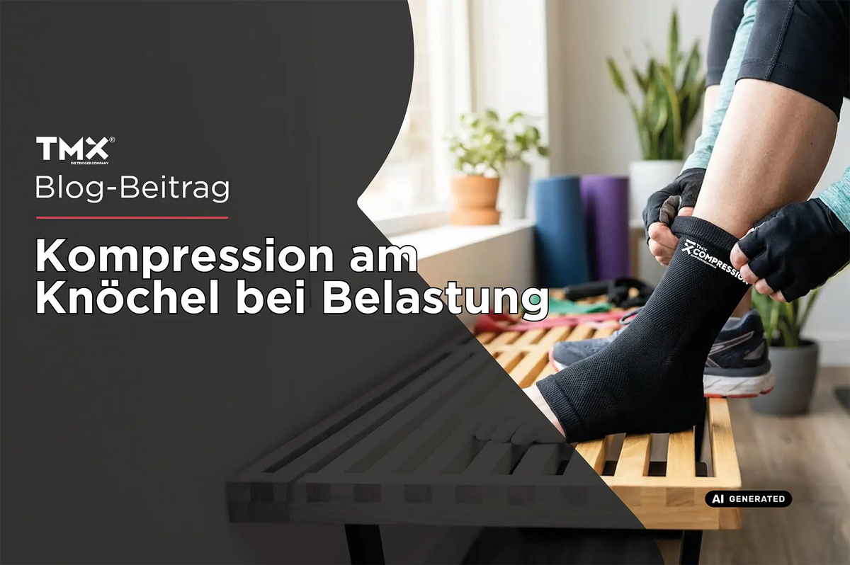 Kompression am Knöchel bei Belastung
