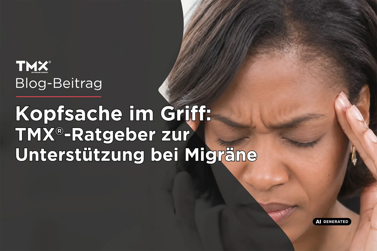Kopfsache im Griff:  TMX®-Ratgeber zur  Unterstützung bei Migräne