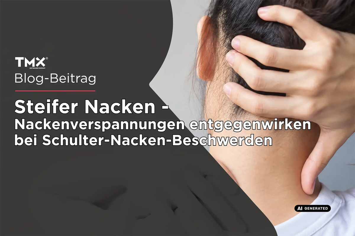 Steifer Nacken -  Nackenverspannungen entgegenwirken bei Schulter-Nacken-Beschwerden